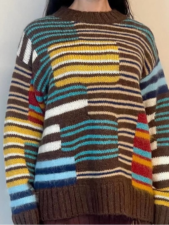 Danielle Guizio Sweaters - NWOT Danielle Guzio oversized striped sweater